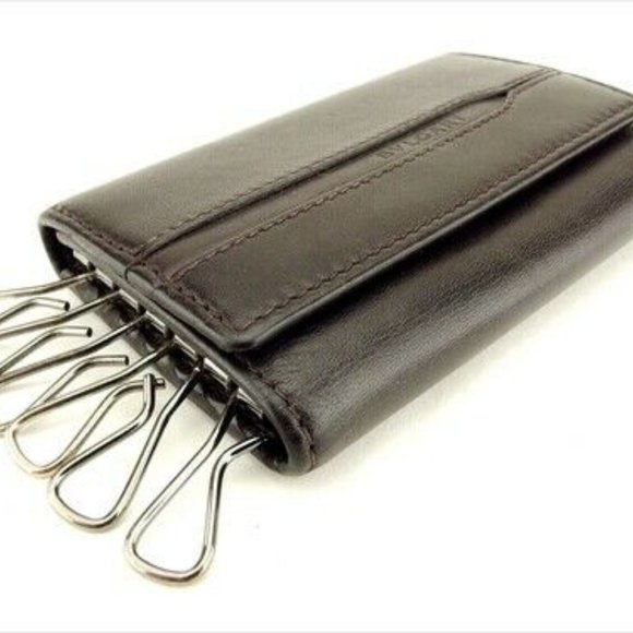 Bvlgari Key case Key holder Brown leather Woman unisex Authentic Used - Picture 8 of 8